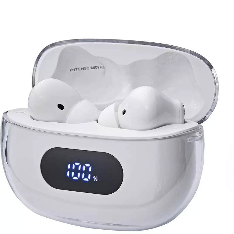 Intenso Buds Earphone Plus T312AE White (3720312) – belaidės ausinės