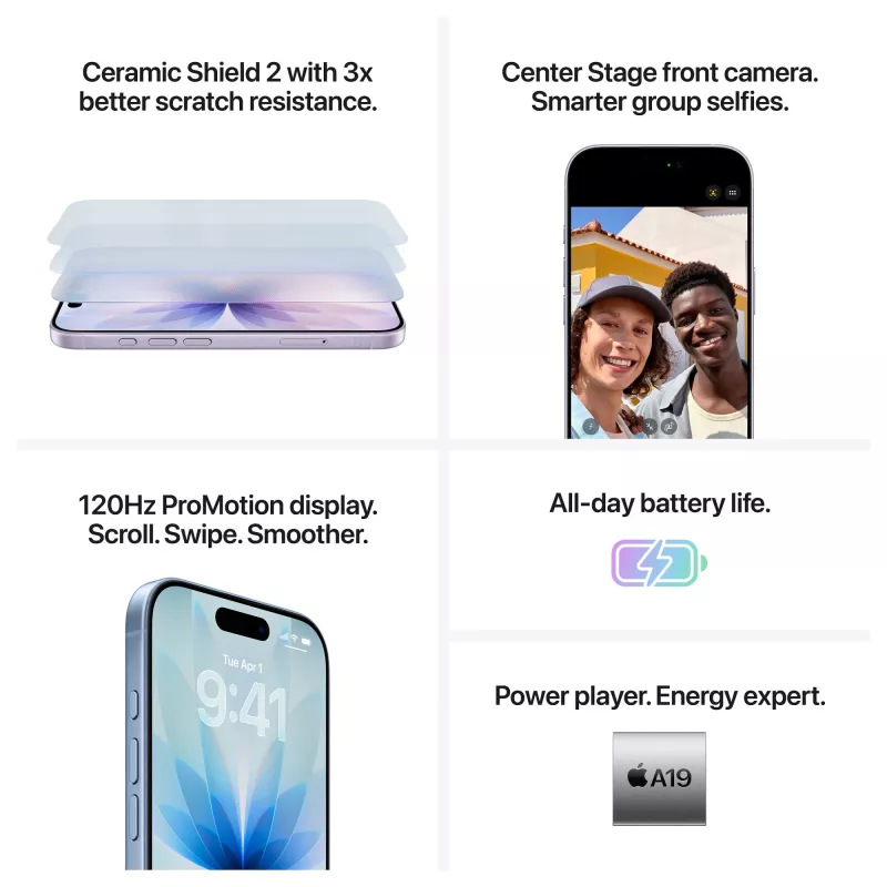 Apple iPhone 17 juodos spalvos išmanusis telefonas 256 GB
