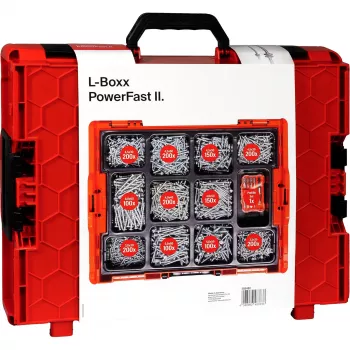 Fischer PowerFast II L-BOXX varžtų rinkinys su plokščia galvute (568480)