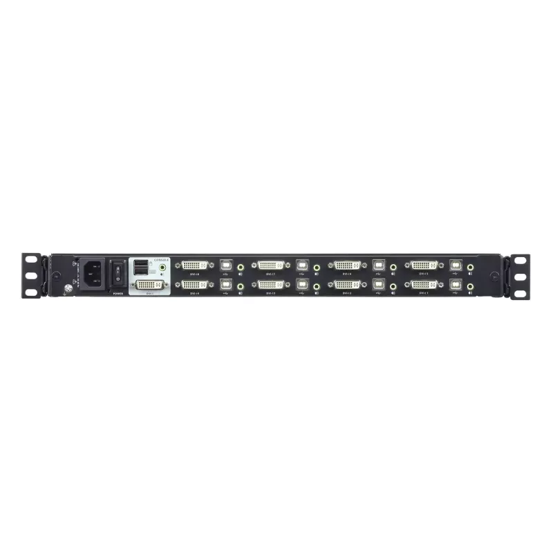 KVM jungiklis ATEN 8 prievadų 17,3 colio DVI Full HD LCD