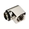 EK Water Blocks EK-Torque Micro Adapter 90 laipsnių G1/4 colio AG į G1/4 colio IG - Sukamas, nikeliuotas