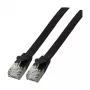 Efb K5545SW.2 Ethernet Patch Laidas juodas