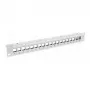 EFB-Elektronik paskirstymo skydas Patchpanel 48,30 cm (19 inch) 1HE, 24 prievadų, pilkas, be keystone