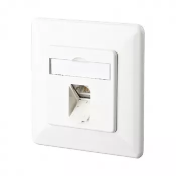 METZ CONNECT BTR E-DAT C6 8(8) UP - RJ-45 lizdinė jungtis, įleidžiama, balta RAL 9010 (1307371002-I)