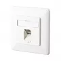 METZ CONNECT BTR E-DAT C6 8(8) UP - RJ-45 lizdinė jungtis, įleidžiama, balta RAL 9010 (1307371002-I)