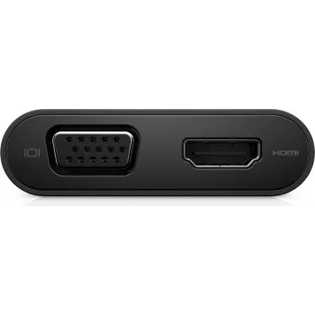 DELL DA200 USB-C adapteris HDMI / VGA / Ethernet / USB 3.0 - juodas