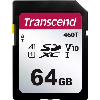 Transcend TS64GSDC460T-VS1 SD kortelė 64 GB (TS64GSDC460T-VS1)