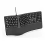 Belaidė ergonominė kompaktiška klaviatūra TRUST KEYRA ERGO MULTI DE