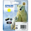 Rašalo kasetė Epson C13T26144010 Viena pakuotė Geltona 26 Claria Premium, pigmentinė, 1 vnt.