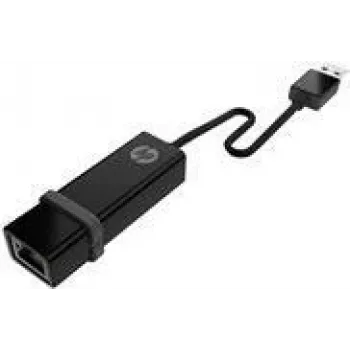 HP USB tinklo adapteris 10/100 Ethernet, skirtas EliteBook Revolve 810 G1, Slate 500 (XZ613AA#AC3)