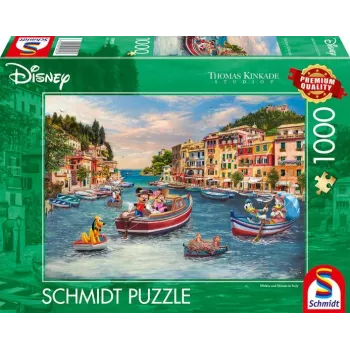 Thomas Kinkade Studios: Disney – Mikis ir Minė Italijoje, Dėlionė 1000 dalių