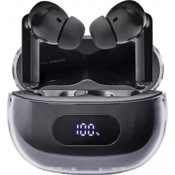 Intenso Buds Earphone Plus T310AE juodos belaidės ausinės TWS į ausį skambučiams / muzikai / sportui / kasdieniam naudojimui USB Type-C Bluetooth juodos (3720310)