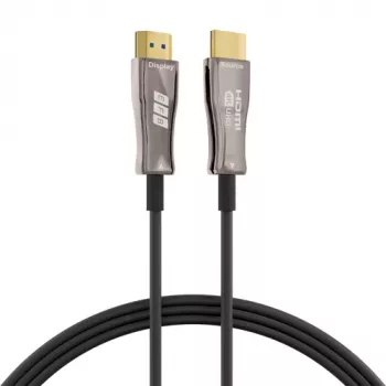 EFB Elektronik HDMI šviesolaidinis kabelis AOC Active 4K60Hz juodas - Skaitmeninis/vaizdo/garso - 10 m (HDMI-20-00007)