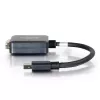 C2G Mini DisplayPort į DVI adapteris 20 cm Thunderbolt į DVI-D juodas
