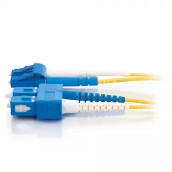 C2G InfiniBand / šviesolaidinis kabelis 2 m LC SC OFNR Geltonas
