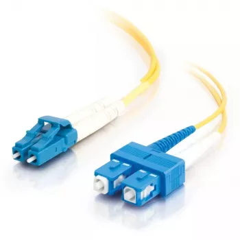 C2G InfiniBand / šviesolaidinis kabelis 2 m LC SC OFNR Geltonas