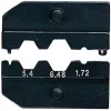Knipex Crimp-Profilis RG 58, 59, 62, 71, 223 koaksialinė jungtis 97 49 40 (97 49 40)
