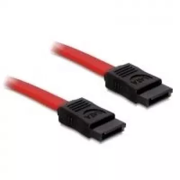 Delock SATA kabelis 30 cm tiesus/tiesus Raudonas (84247)