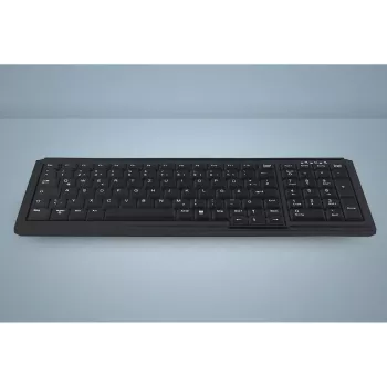 Klaviatūra Active Key AK-7000 universali USB QWERTY US International juoda