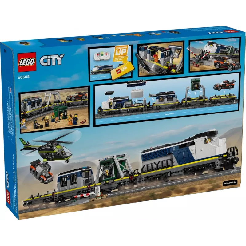 LEGO CITY 60508 Policijos traukinio apiplėšimas