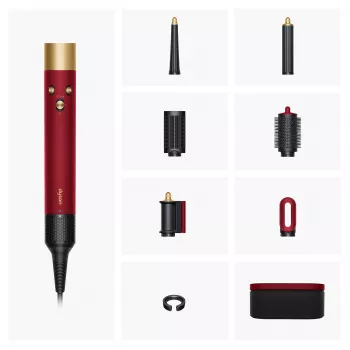 Dyson Airwrap i.d. Straight + Wavy Limited Edition Multistyler, raudonas/auksinis, Bluetooth