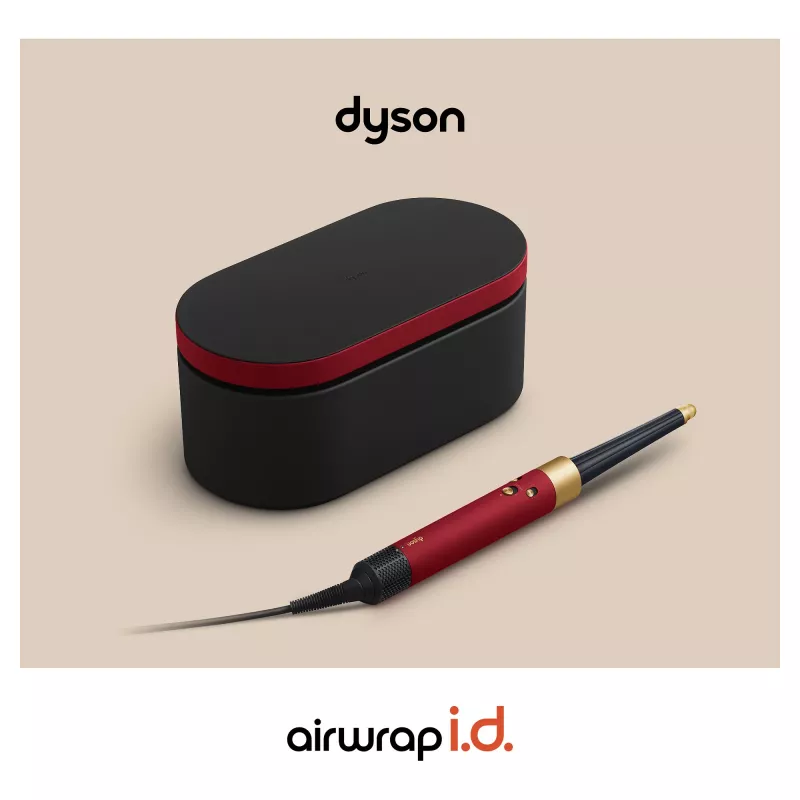 Dyson Airwrap i.d. Straight + Wavy Limited Edition Multistyler, raudonas/auksinis, Bluetooth
