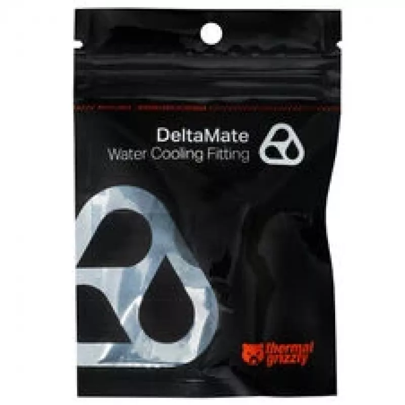 Thermal Grizzly DeltaMate Pass Through – vandens aušinimo jungtis, juoda, 1 vnt. (TG-DM-FIT-0016)