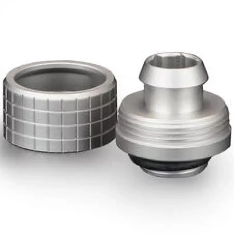 Thermal Grizzly DeltaMate Fitting ST16 Matt Nickel (6 vnt.) – termo sąsajos laikikliai