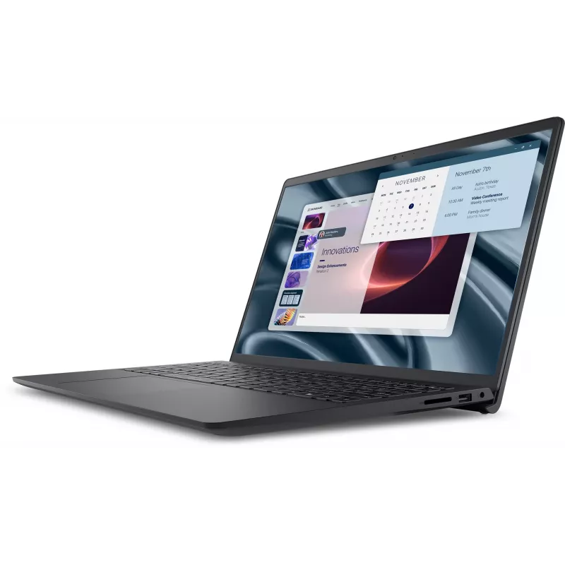 Nešiojamas kompiuteris Dell PV15255 – 15,6 colio Full HD, AMD Ryzen 3 7320U 2.4 GHz, 8 GB LPDDR5, 512 GB SSD, Windows 11 Pro, juodas
