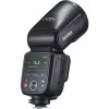 Blykstė Godox V100‑N Nikon – nešiojama TTL Li‑ion blykstė su nuimamu moduliu