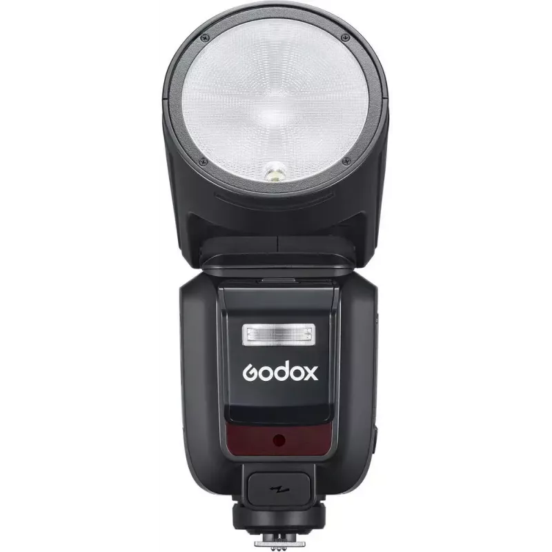 Blykstė Godox V100‑N Nikon – nešiojama TTL Li‑ion blykstė su nuimamu moduliu