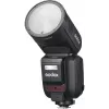 Blykstė Godox V100‑N Nikon – nešiojama TTL Li‑ion blykstė su nuimamu moduliu