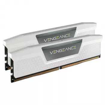 Corsair Vengeance 32GB (2x16GB) DDR5 6400MHz CL36 atminties rinkinys staliniams kompiuteriams - Baltas