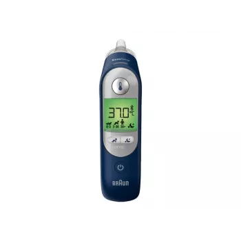 Ausinis termometras BRAUN ThermoScan 7+ Connect IRT6575 su Bluetooth, klinikinės klasės matavimas
