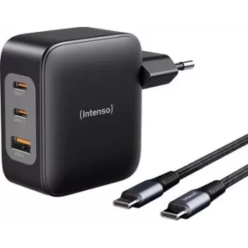 Intenso W100ACC+C520C juodas USB-C® adapteris 100 W USB-A, USB-C® juodas (7810010)