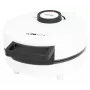 Vafelių keptuvė Clatronic WA 3832 – 1 apvalus vaflis, 1200 W, 20 cm plokštės, juoda/balta