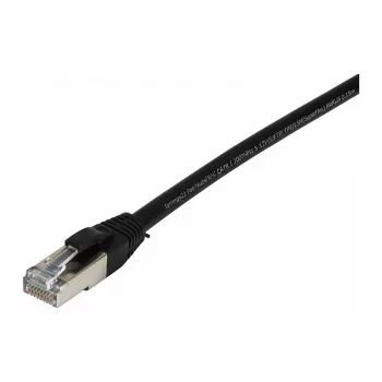 Synergy21 Patch Laidas RJ45, CAT8.1 2000MHz, 0,15 m, juodas, S-STP (S/FTP), TPE/LSZH (SuperFlex), AWG26