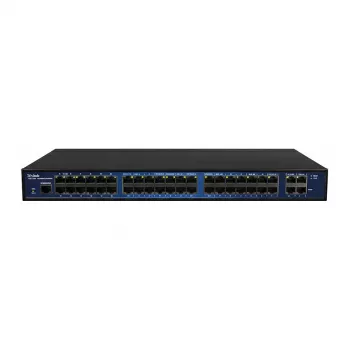 ALLNET valdomas Layer 2+ jungiklis 44 prievadai Gigabit • 12x GbE • 28x GbE SFP • 4x SFP+ • JSON API • Core Switch • ALL-SG9440MJ-10G