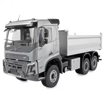 Radijo bangomis valdomas savivartis Amewi Volvo FMX E015 6x4 1:14 RTR sidabrinis