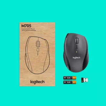 Pelė Logitech Marathon M705 belaidė USB juoda