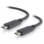 C2G 1m USB Type C laidas 4K palaikymas USB 3.1 Gen 2 M/M