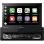 PIONEER AVH-Z7200DAB, juodas, 1 DIN, CD, DVD, MOSFET, AAC, FLAC, MP3, WAV, WMA, JPEG