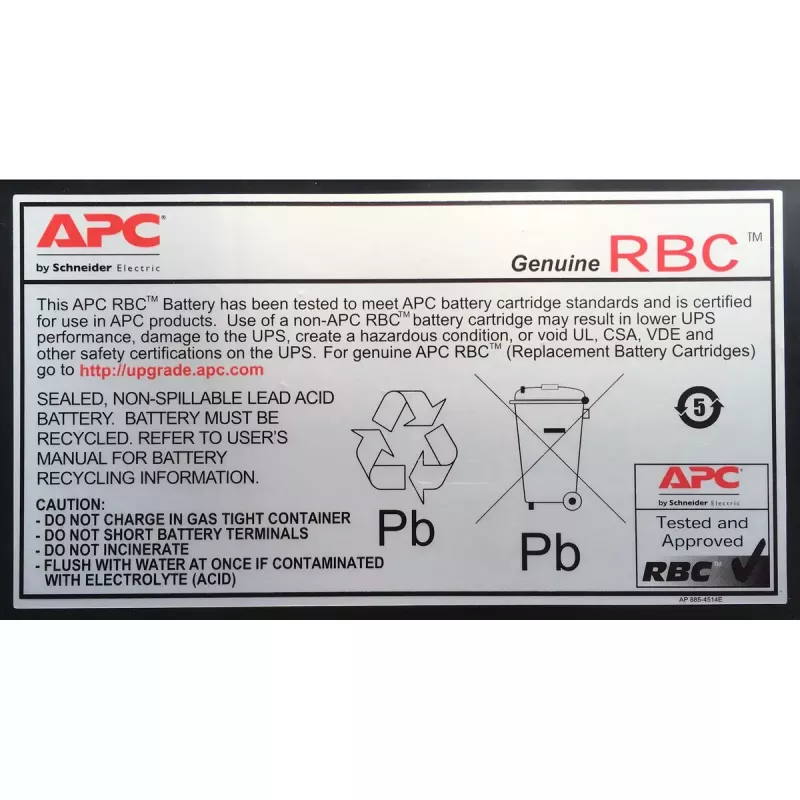 APC baterijų keitimo kasetė APCRBC140