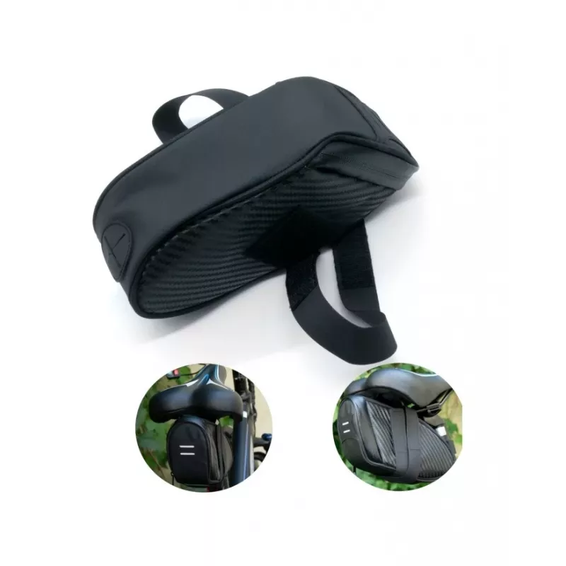 Motus Under-Saddle Bag Black – kompaktiškas dviračio krepšys po balnu