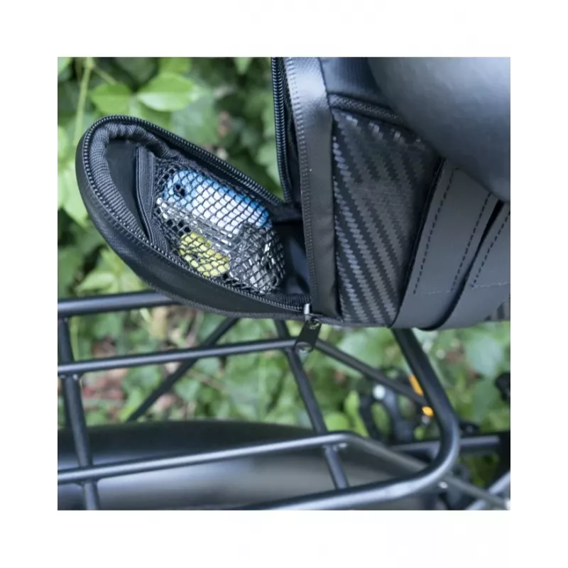 Motus Under-Saddle Bag Black – kompaktiškas dviračio krepšys po balnu