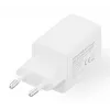 Sieninis įkroviklis DIGITUS USB GaN 45W — 1× USB-C, 1× USB-A, įvadas 100–240 V, baltas
