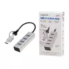USB 3.0 4 prievadų USB-A šakotuvas 5 Gbit/s