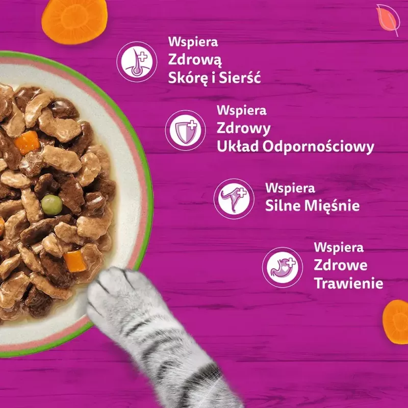 Šlapias kačių maistas Whiskas Tasty Mix šefo pasirinkimas padaže 40×85 g pakeliai