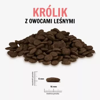 PAKA ZWIERZAKA sausas šunų ėdalas su triušiena ir miško uogomis 9 kg
