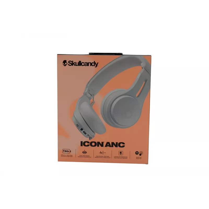Skullcandy Icon ANC Belaidės Ausinės Ant Ausų Oranžinis Švytėjimas Bluetooth 5.3 ANC (S5IOW-S951)